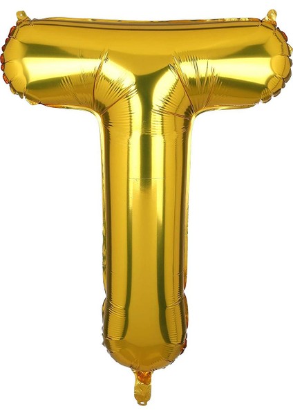 Folyo Balon Harf 100CM Gold T