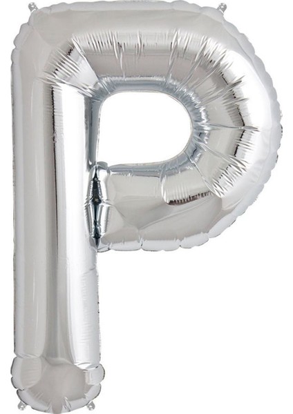 Folyo Balon Harf 75CM Gümüş P