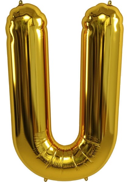 Folyo Balon Harf 75CM Gold U