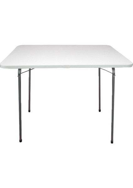 Katlanır Bahçe Piknik Kamp Sehpası Vip Katlanır Masa ( Beyaz ) 60X80CM