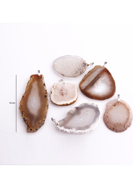 Plaka Akik Kolye Ucu