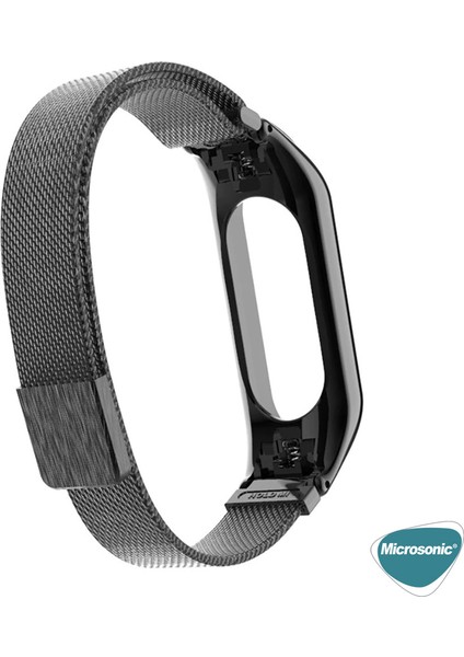 Xiaomi Mi Band 3 Milanese Loop Kordon Siyah