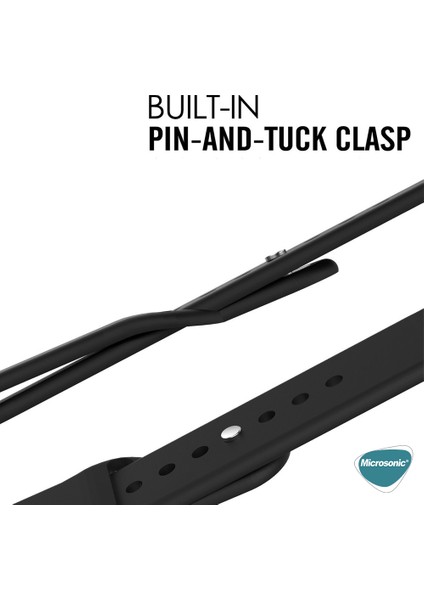 Xiaomi Amaz Fit Bip Silicone Sport Band Siyah