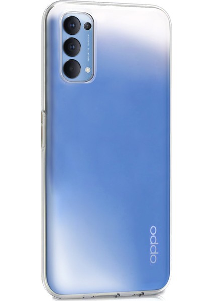 Oppo Reno 5 Pro 5g Kılıf Transparent Soft Beyaz