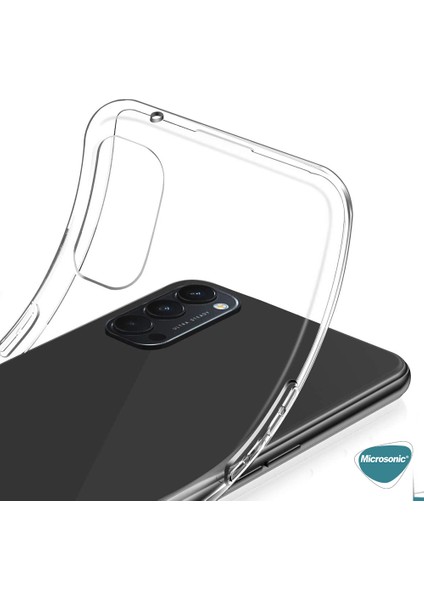 Oppo Reno 5 Pro 5g Kılıf Transparent Soft Beyaz