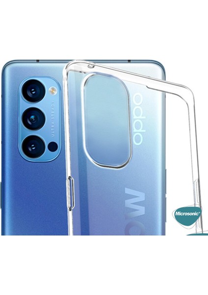 Oppo Reno 5 Pro 5g Kılıf Transparent Soft Beyaz