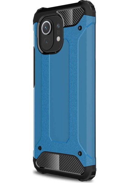 Xiaomi Mi 11 Kılıf Rugged Armor Mavi