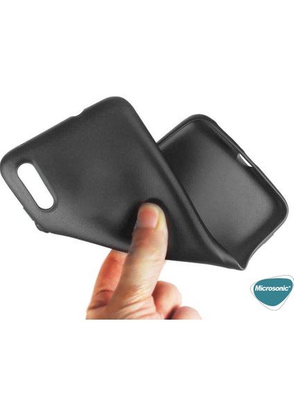 Matte Silicone Samsung Galaxy A01 Core Kılıf Siyah