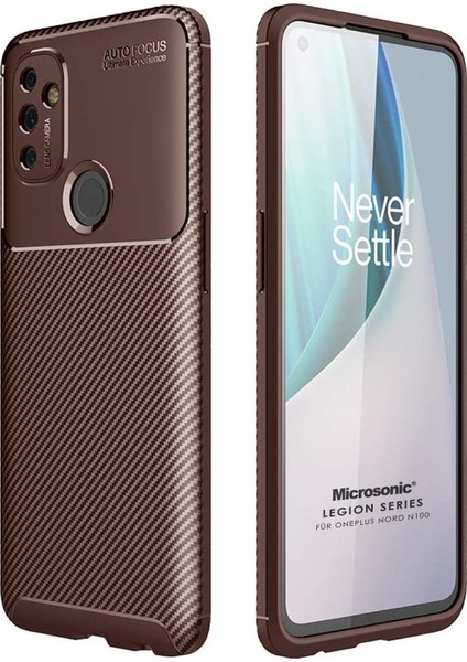 Oneplus Nord N100 Kılıf Legion Series Kahverengi