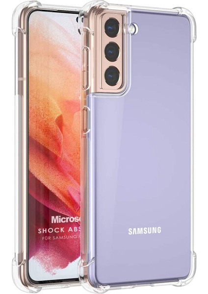Samsung Galaxy S21 Plus Kılıf Shock Absorbing Şeffaf