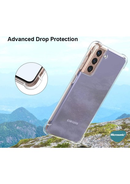 Samsung Galaxy S21 Plus Kılıf Shock Absorbing Şeffaf