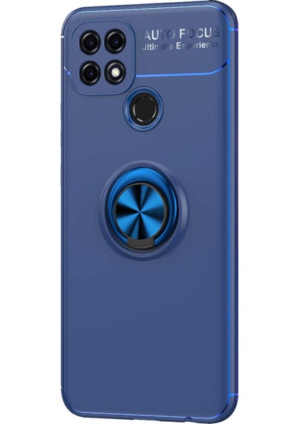 Oppo A15S Kılıf Kickstand Ring Holder Lacivert fiyatları