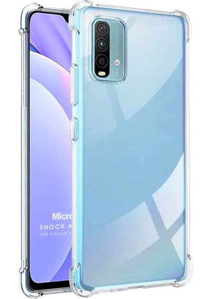 Xiaomi Redmi Note 9 4g Kılıf Shock Absorbing Şeffaf