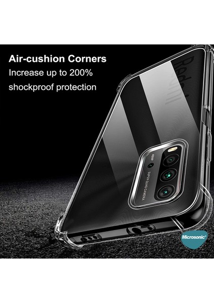 Xiaomi Redmi Note 9 4g Kılıf Shock Absorbing Şeffaf