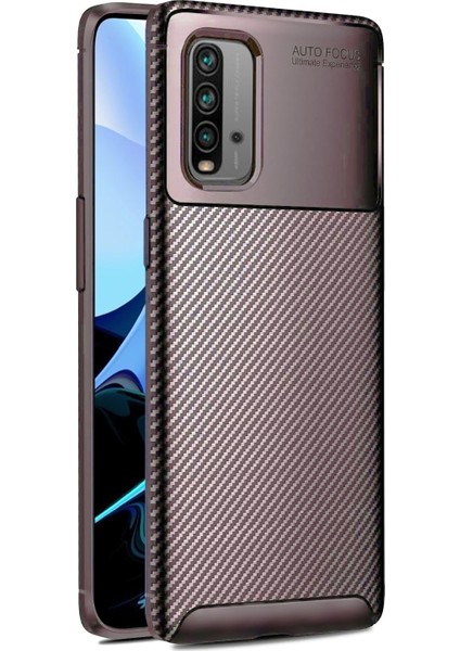 Xiaomi Redmi 9t Kılıf Legion Series Kahverengi