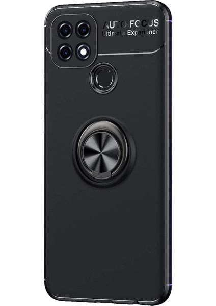Oppo A15S Kılıf Kickstand Ring Holder Siyah fiyatları