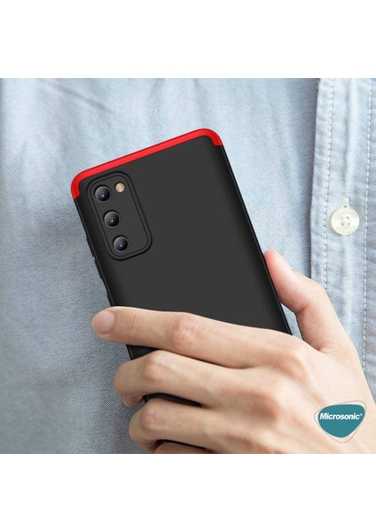 Samsung Galaxy S20 Fe Kılıf Double Dip 360 Protective Siyah Mavi indirimleri