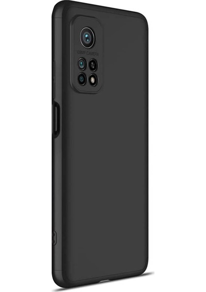 Xiaomi Mi 10T Kılıf Double Dip 360 Protective Siyah