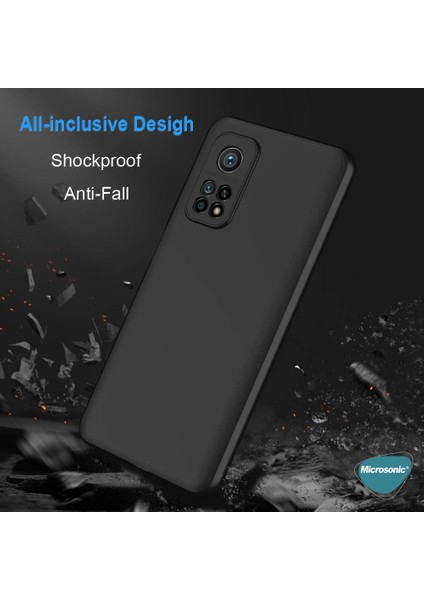 Xiaomi Mi 10T Kılıf Double Dip 360 Protective Mavi
