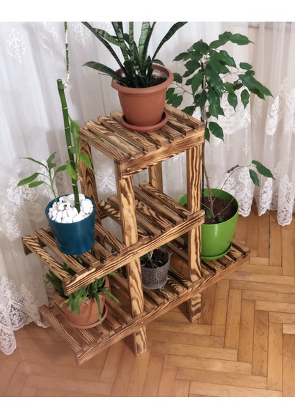 Yakma Çam Ağacı Dekoratif Çiçeklik / Saksılık 75 cm fiyatları