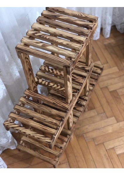 Yakma Çam Ağacı Dekoratif Çiçeklik / Saksılık 75 cm fırsatları