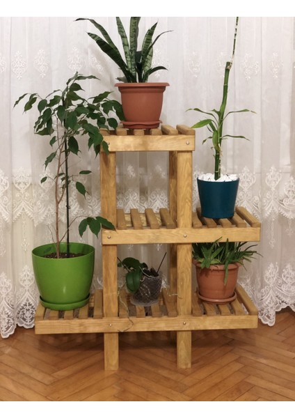 Emprenyeli Çam Ağacı Dekoratif Çiçeklik / Saksılık 75 cm