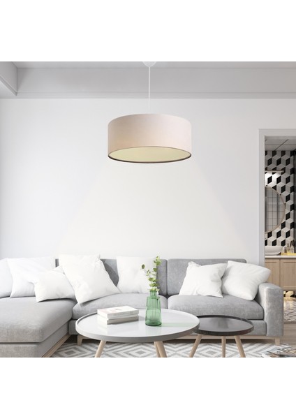 North Home Roll Tasarım Kumaş Sarkıt Avize