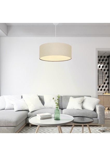 North Home Roll Tasarım Kumaş Sarkıt Avize