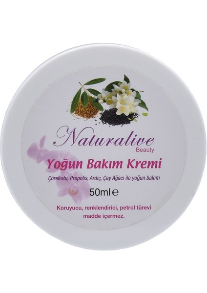 Doğal Yoğun Bakım Kremi 50 gr