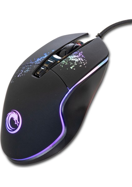 Owl 7200 Dpi 7d Sese Duyarlı Rgb Işıklı Makrolu Oyuncu Mouse