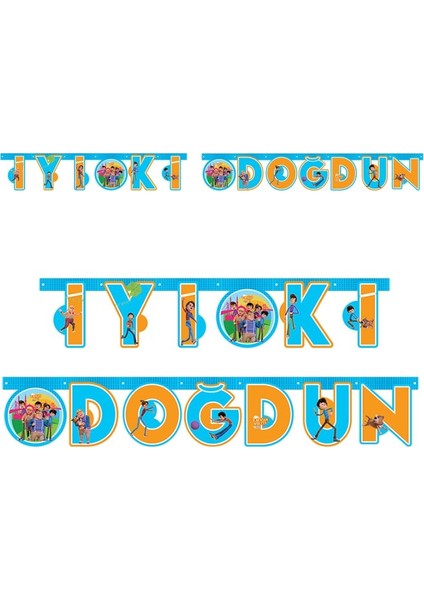 Rafadan Tayfa Temalı Iyi Ki Doğdun Yazısı