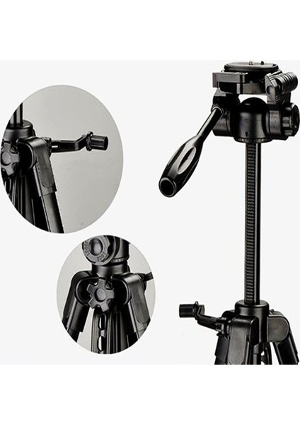Profesyonel Digipod TR-462 Kamera ve Telefon Standlı Ayarlanabilir 157CM Tripod
