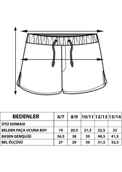 Kız Çocuk Star Girl Nakışlı Şort fiyatları
