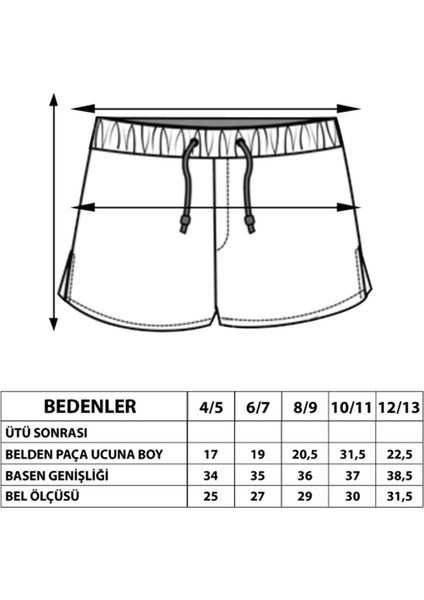 Kız Çocuk Cool Nakışlı Iki Yanı Cepli Şort fiyatları