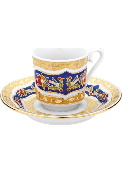 El Dekoru 6 Kişilik Kahve Fincanı Dekor NO:073880