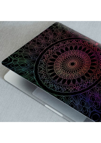 Renkli Mandala Notebook - Laptop Sticker Kaplama