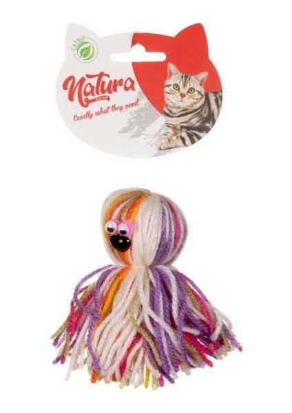 PTC-042 Pamuk Ahtapot Kedi Oyuncağı 15 cm