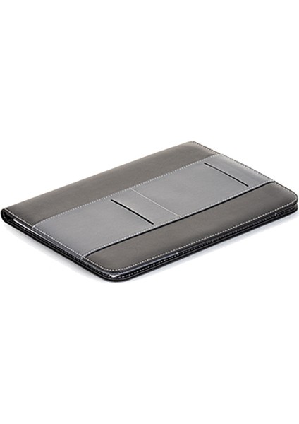 A4 Boy Toplantı Sekreter Bloknotu Gri