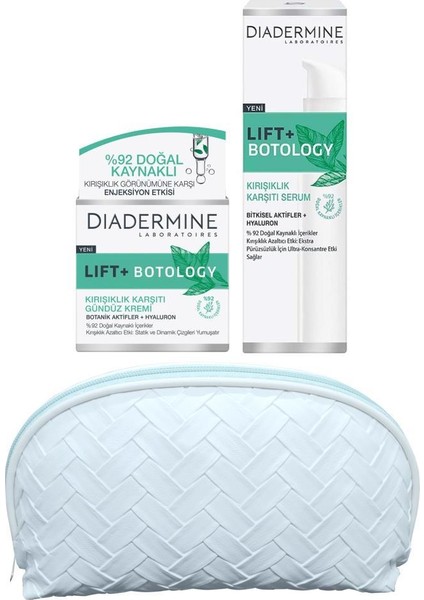 Lift+Botology Gündüz Kremi 50 ml +Serum 40 ml +Makyaj Çantası