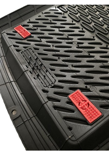 Safir Fiat Panda 2012 Sonrası Krom Kırmızı 3D Paspas indirimleri