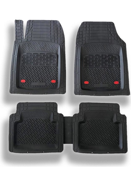 Safir Seat Altea 2004 2015 Siyah 3D Paspas