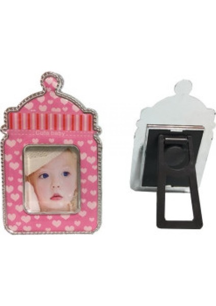 20 Adet Çerçeve Biberon Magnetli Pembe P1