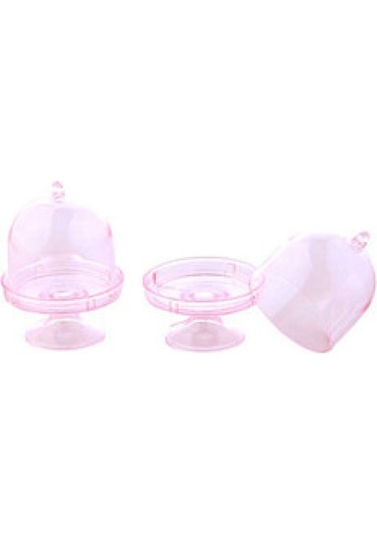 20 Adet Kutu Cup Kek Modeli Pembe P1