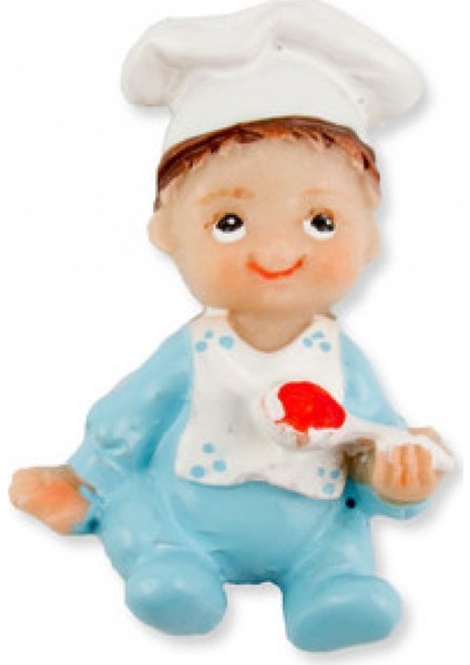 20 Adet Bebek Mama Yiyor Mavi Pk1