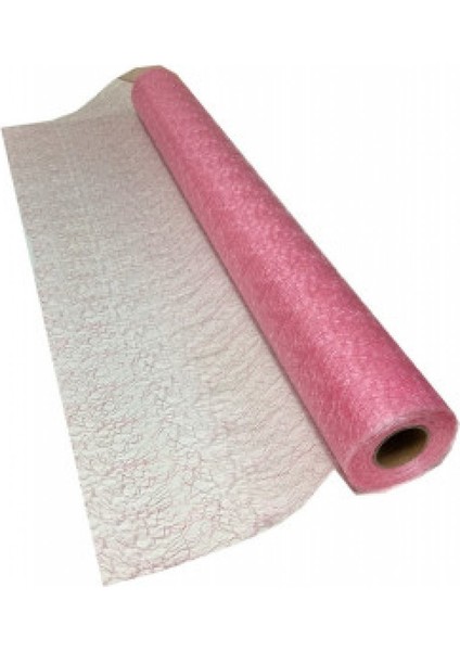 Tül Örümcek Ağı Modeli Fileli Pembe Rulo 25MTP1