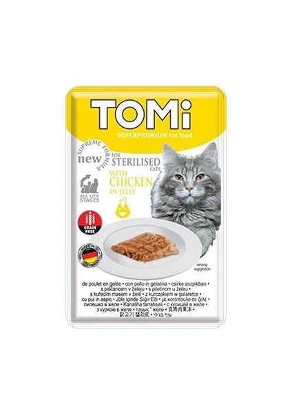 Tavuklu Kısırlaştırılmış Pouch Kedi Konservesi 85 gr