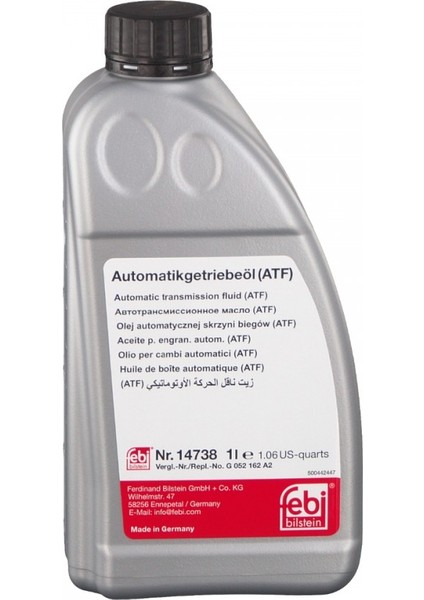 Bmw E46 Atf Otomatik Şanzıman Yağı Yeşil 1 Litre