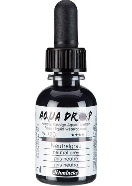 Aqua Drop Sıvı Suluboya 30 ml - Neutral Grey fiyatları