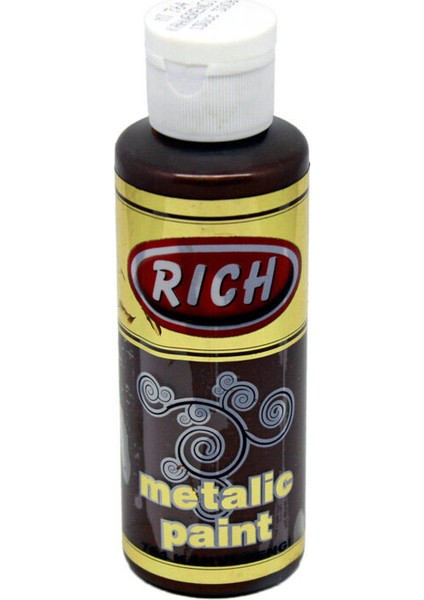 Metalik Akrilik Boya 120 cc N:865 Antik Çikolata