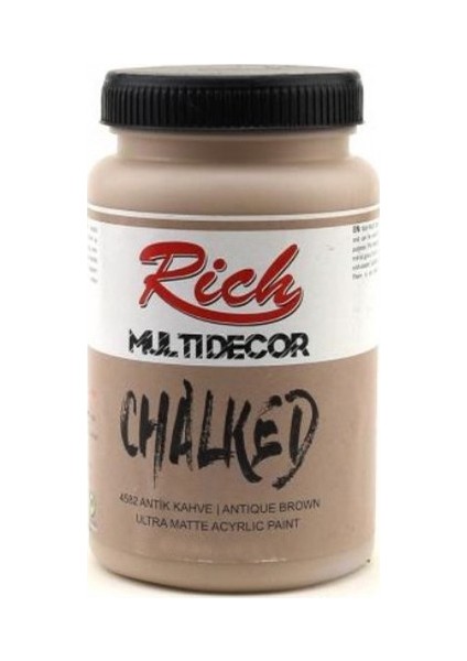 Multi Decor Chalked Akrilik 500 ml N:4582 Antik Kahve